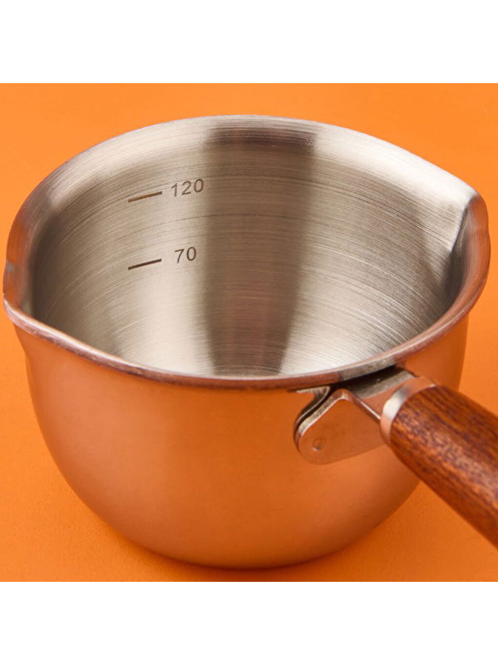 Çelik Sosluk - Gri / Kahverengi - 120 ml-2