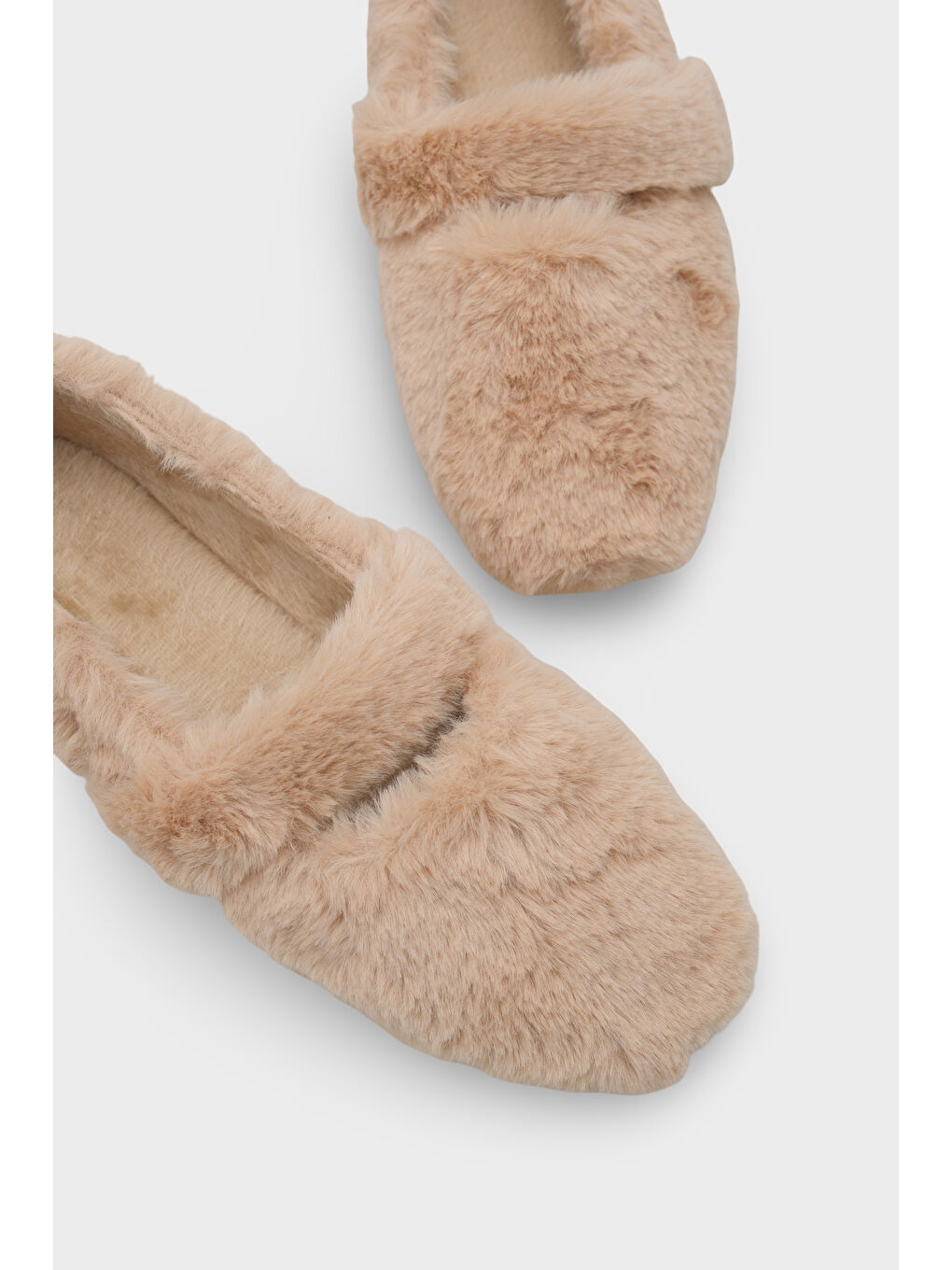 Bej Nonah Kürk Kadın Babet-4