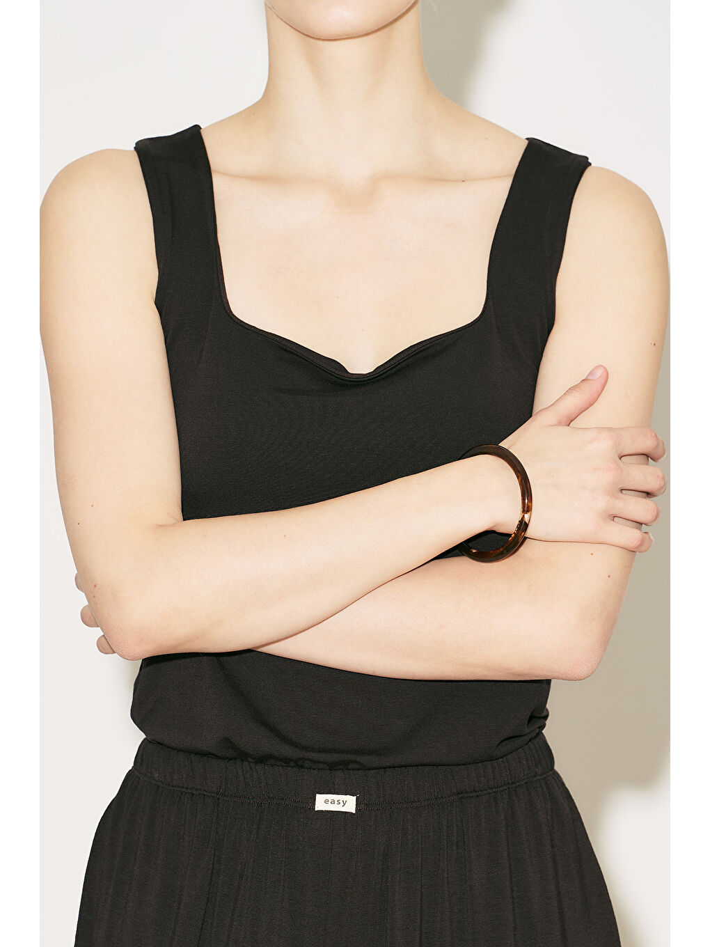 Kahverengi İnce Akrilik Bileklik Kahve-1