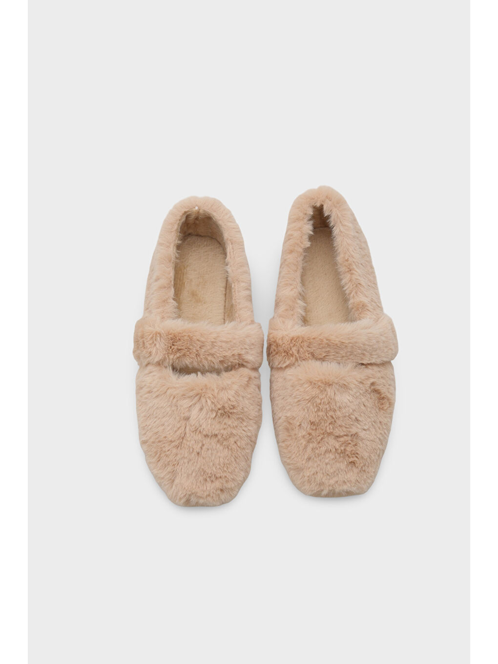 Bej Nonah Kürk Kadın Babet-5