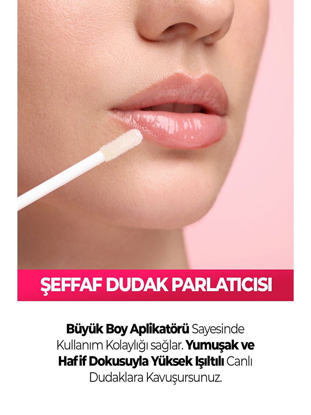Transparent Lipgloss 01-şeffaf Dudak Parlatıcısı 8 ml-2