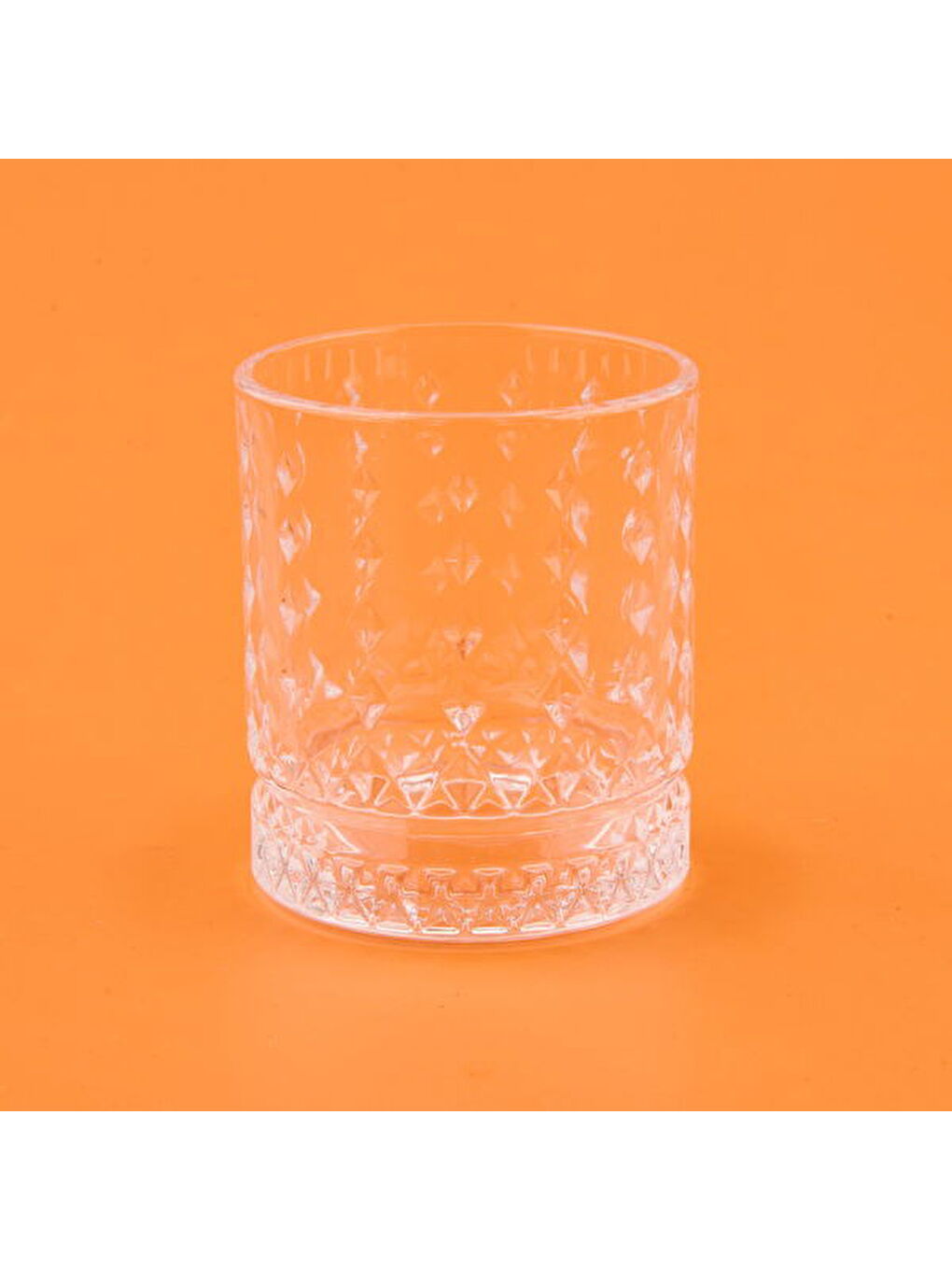 Renksiz Trey 6'lı Cam Su Bardağı - Şeffaf - 222 ml