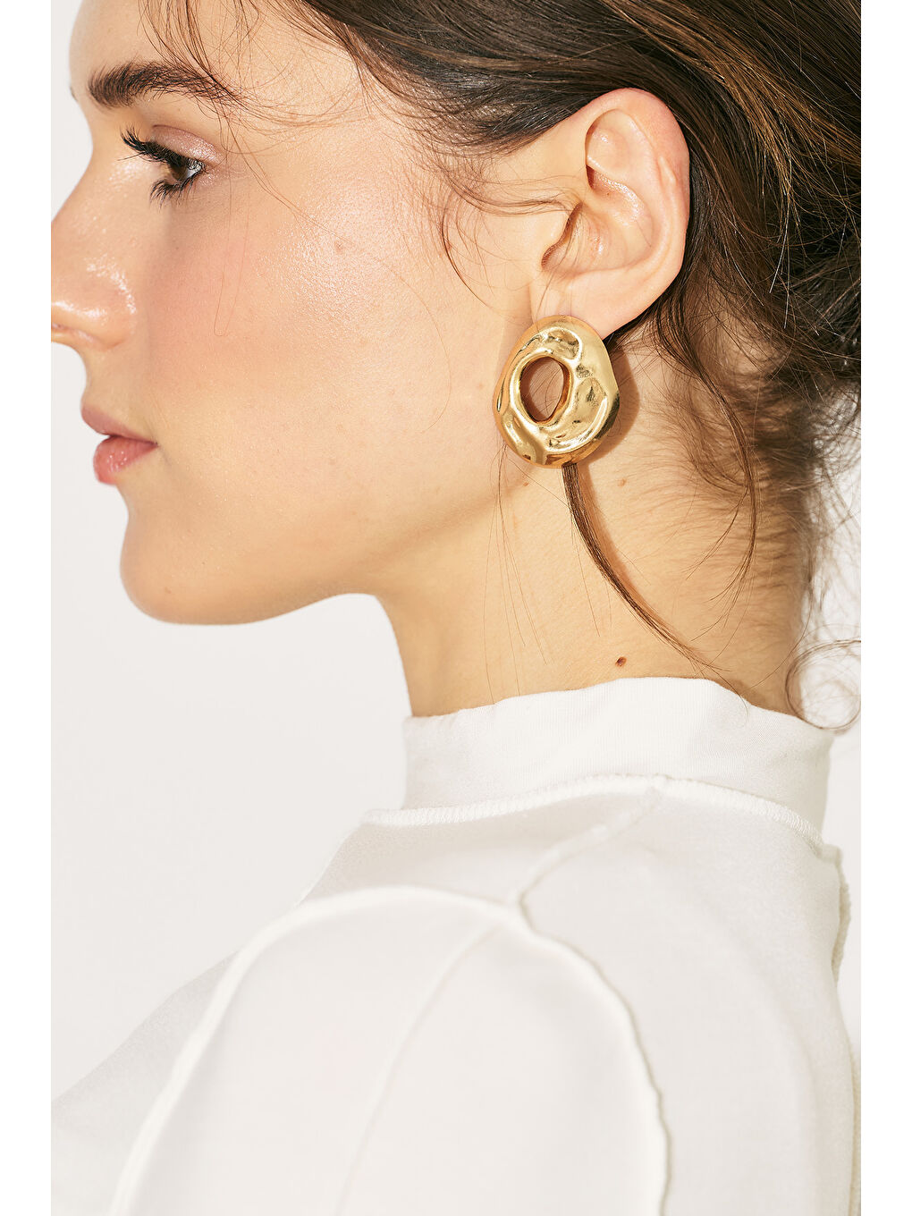 Sarı Lue Küpe Gold