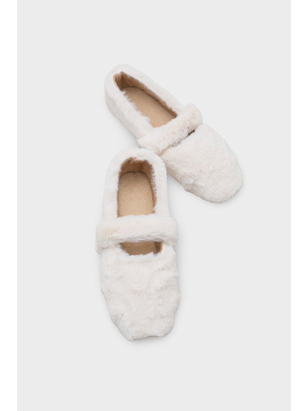 Bej Nonah Kürk Kadın Babet-5