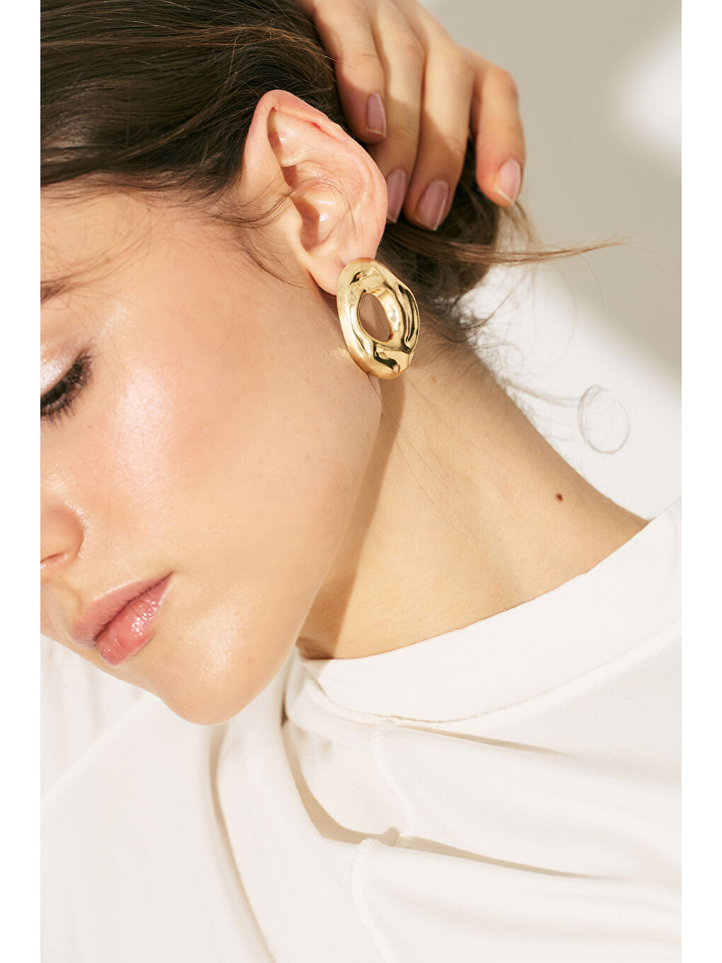 Sarı Lue Küpe Gold-1