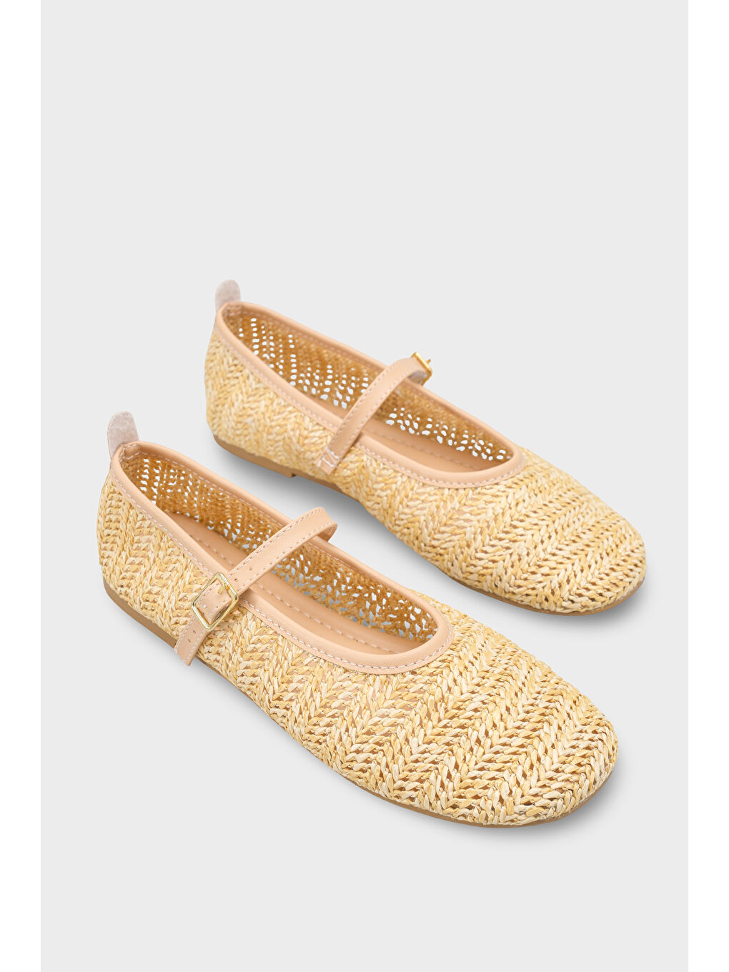 Bej Carlina Barefoot Konfor Kadın Babet-1