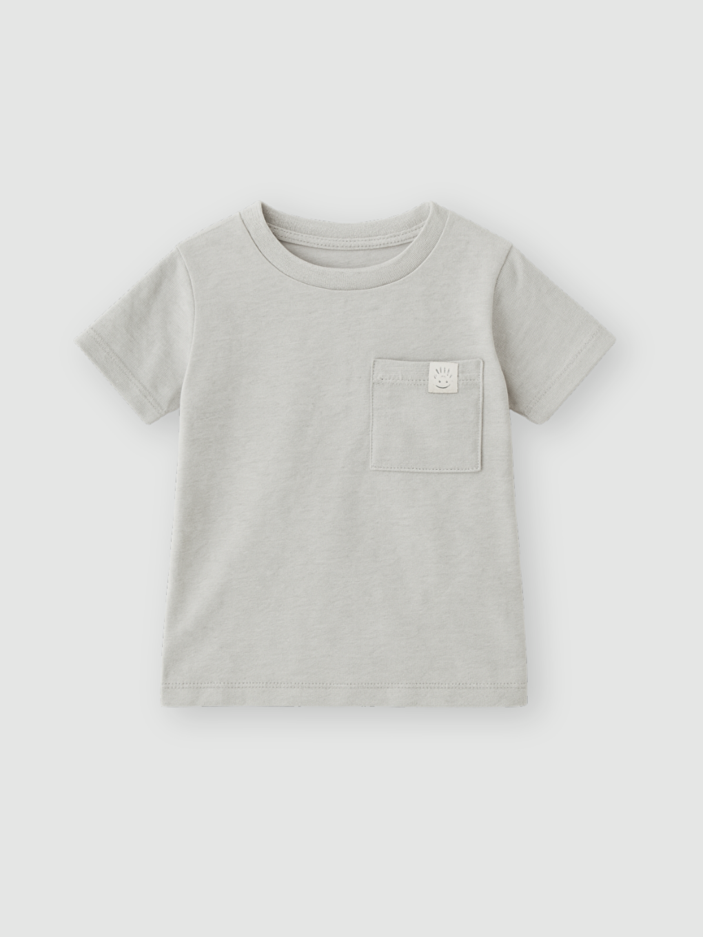 Gri Bisiklet Yaka Erkek Çocuk Tişört ve Şort 2'li Takım-2