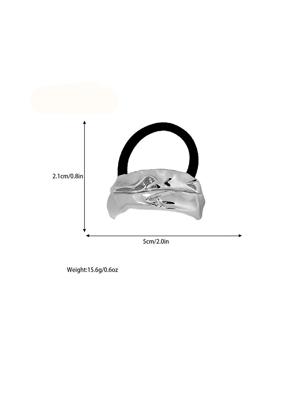 Gri Dövme Dokulu At Kuyruğu Tokası-3