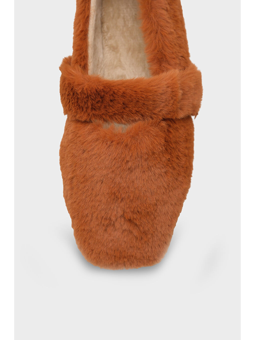 Kahverengi Nonah Kürk Kadın Babet-2