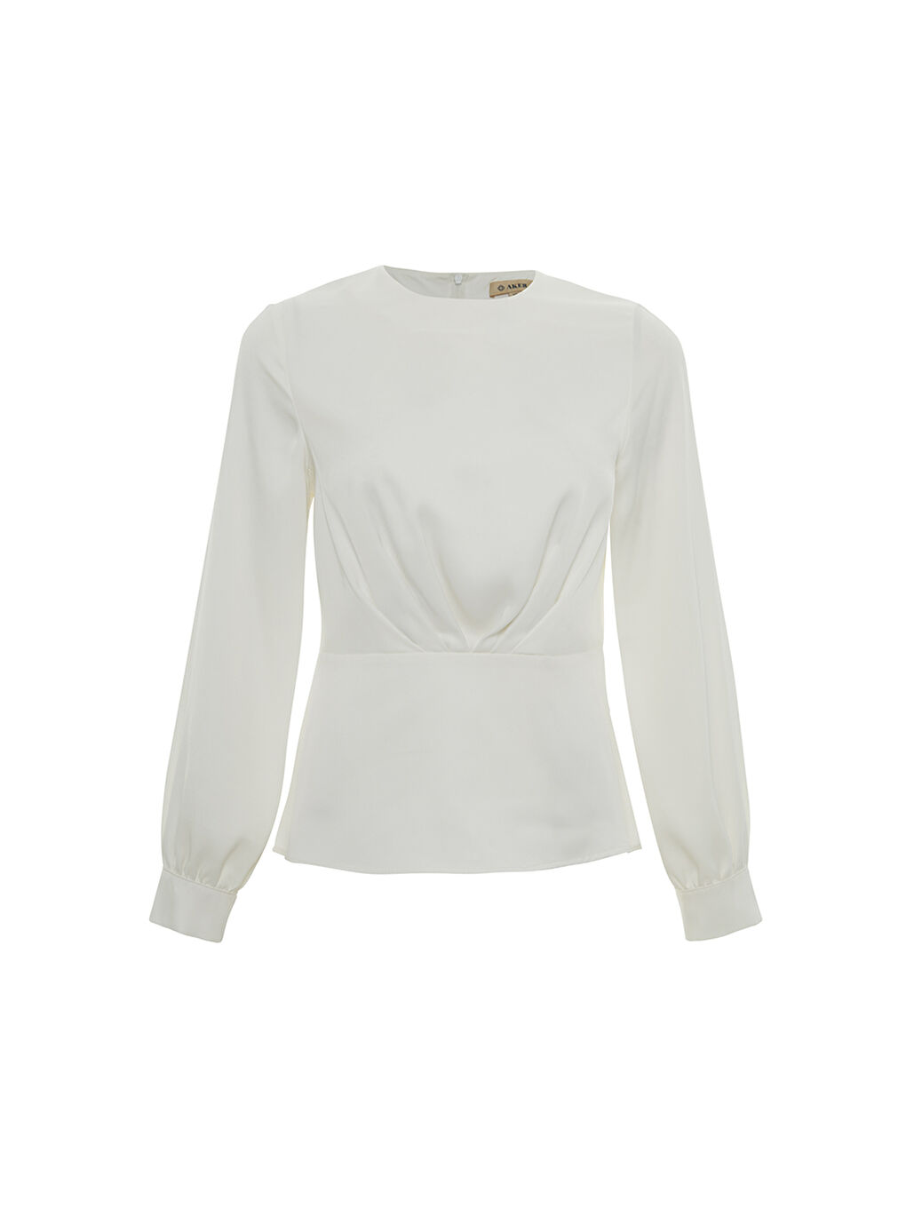 Ekru Katlama Detaylı Bluz