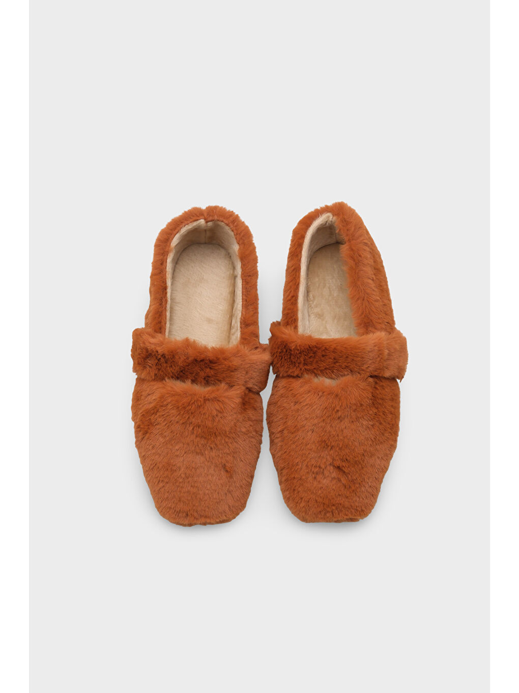 Kahverengi Nonah Kürk Kadın Babet-4