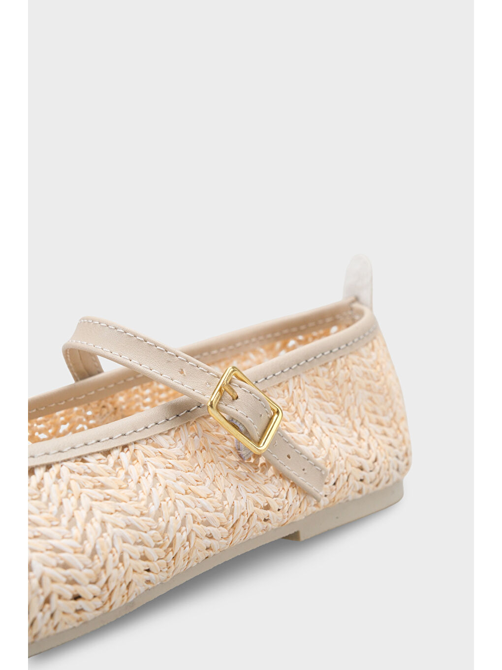 Ekru Carlina Barefoot Konfor Kadın Babet-2