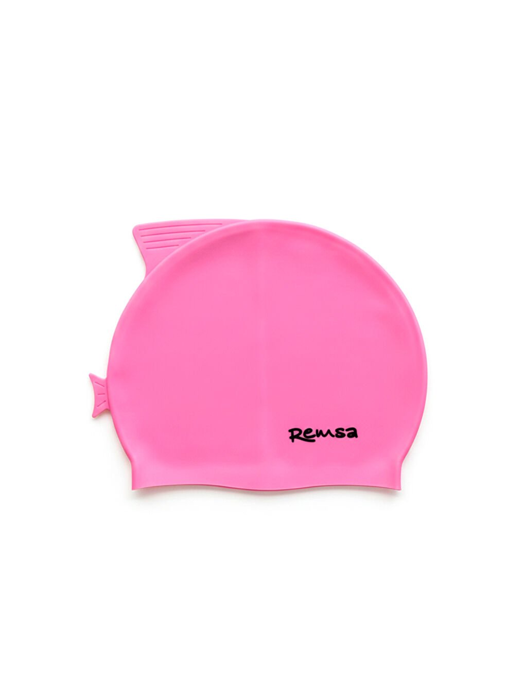 Remsa Yüzgeç Detay Çocuk Silikon Havuz Deniz Yüzücü Bone RSB-Ç-01 Pembe-1