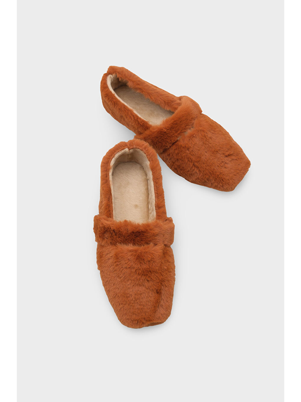 Kahverengi Nonah Kürk Kadın Babet-5