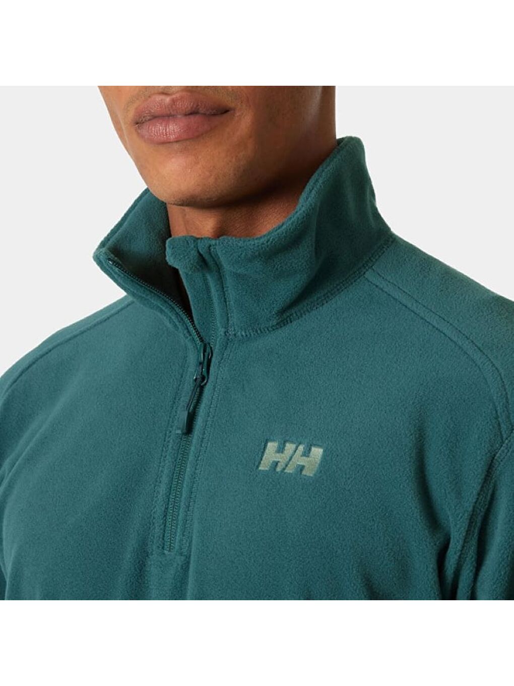 Helly Hansen Yeşil Mount Fleece Erkek Yarım Fermuarlı Polar HHA..12001.HHA.453 - 2