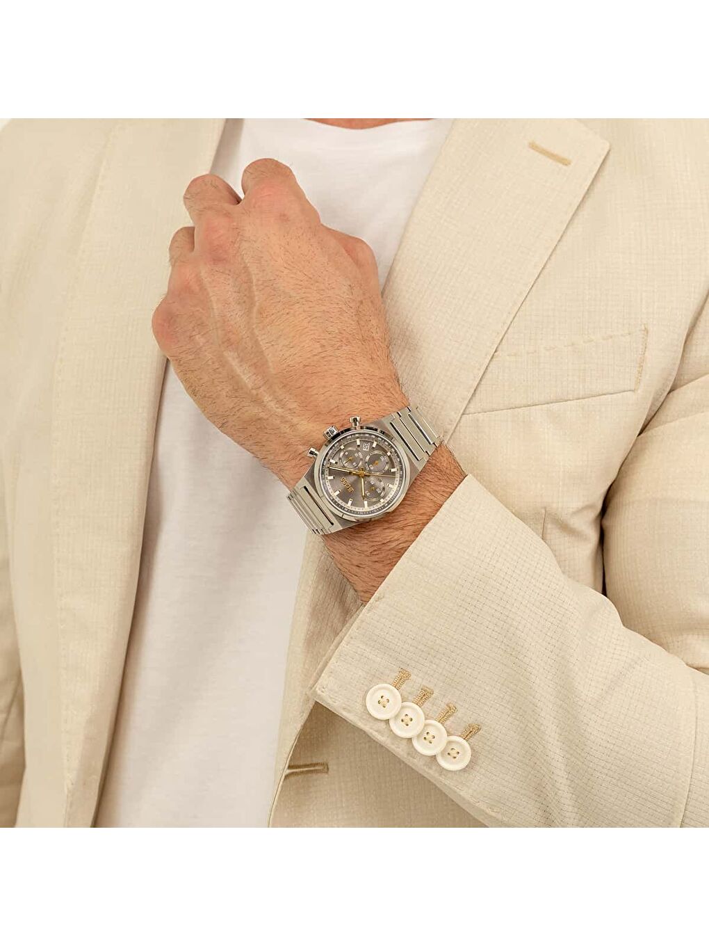 Gri HB1514221 Erkek Kol Saati-5