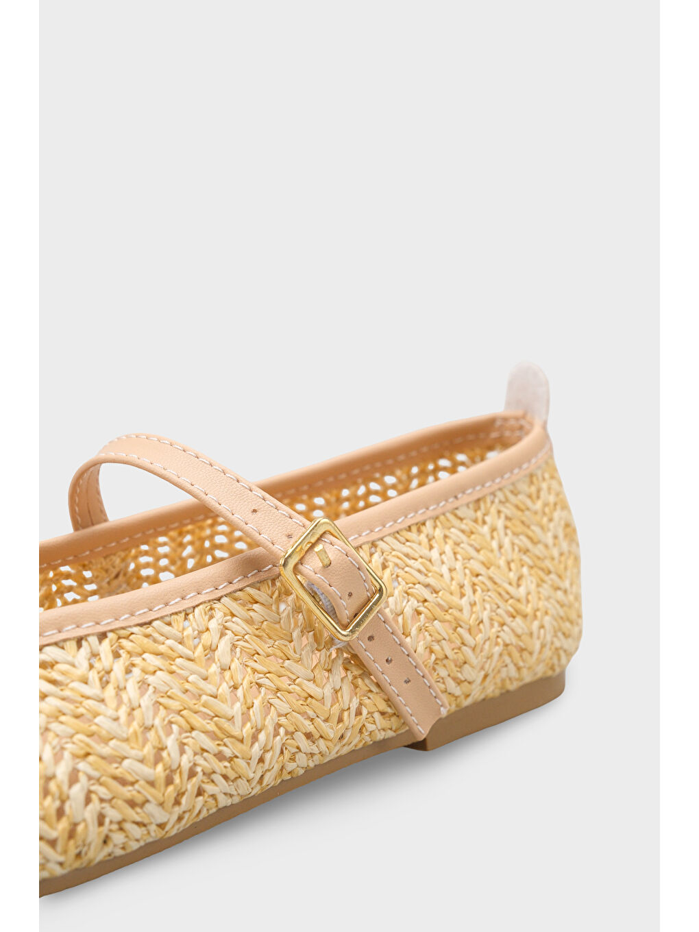 Bej Carlina Barefoot Konfor Kadın Babet-2