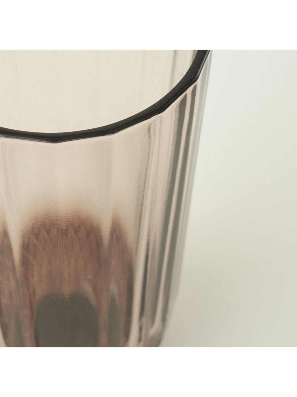 Colore Kesme Bardak-Kadeh Seti 18'li Kahverengi-2