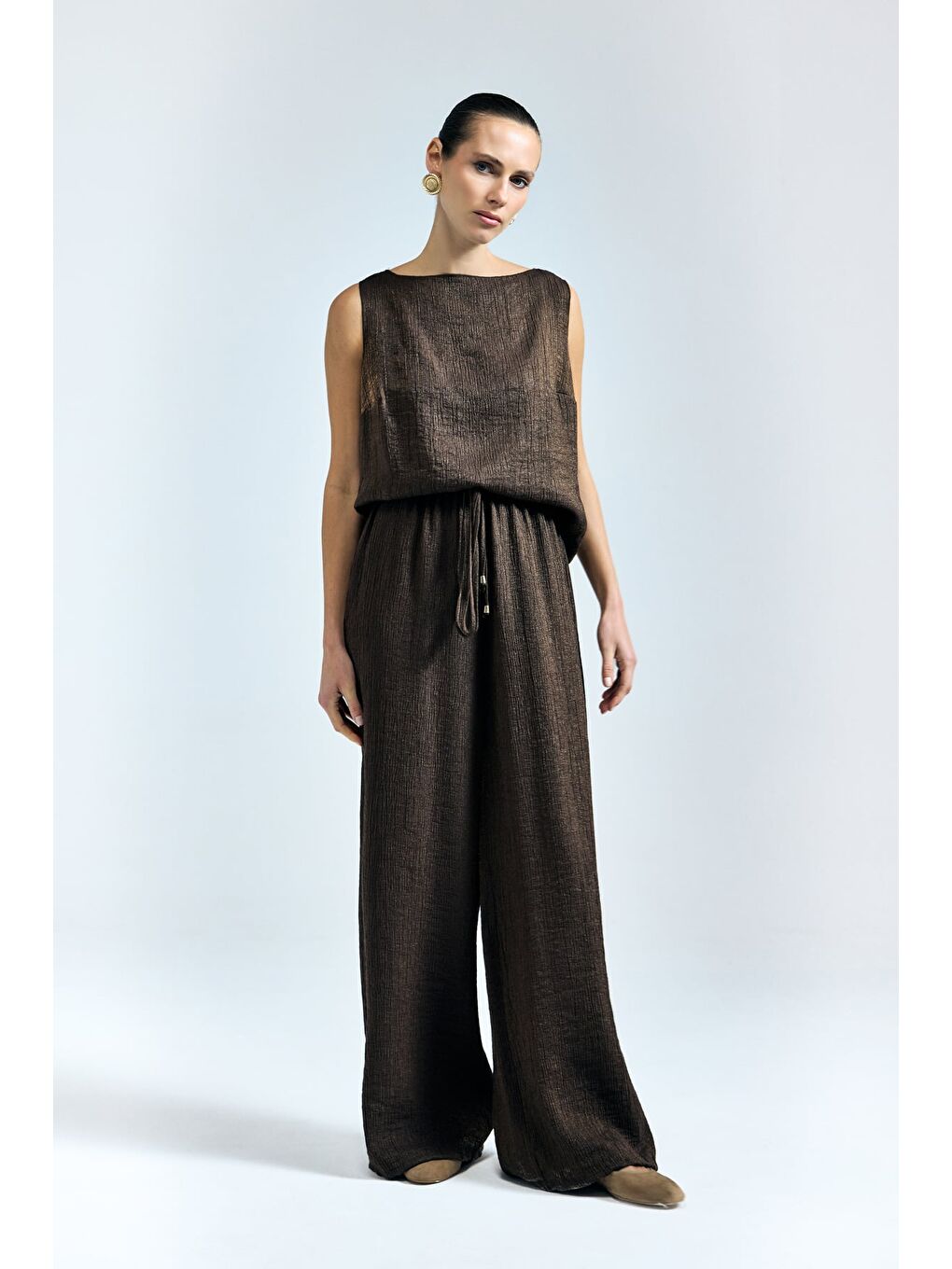 Kahverengi Glow Pantolon - Kahve-1