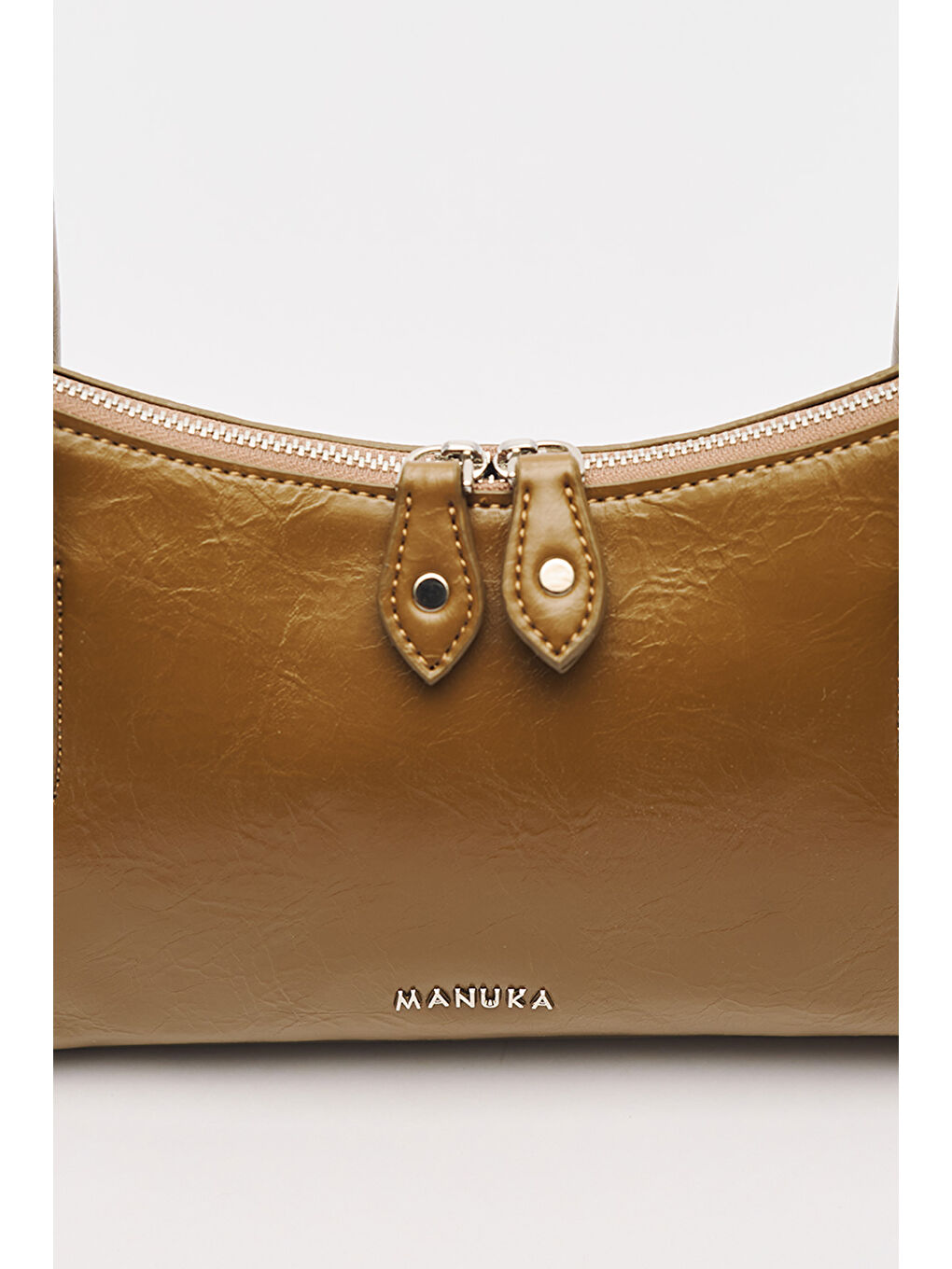 Bej Kera Mini Çanta Vizon-4