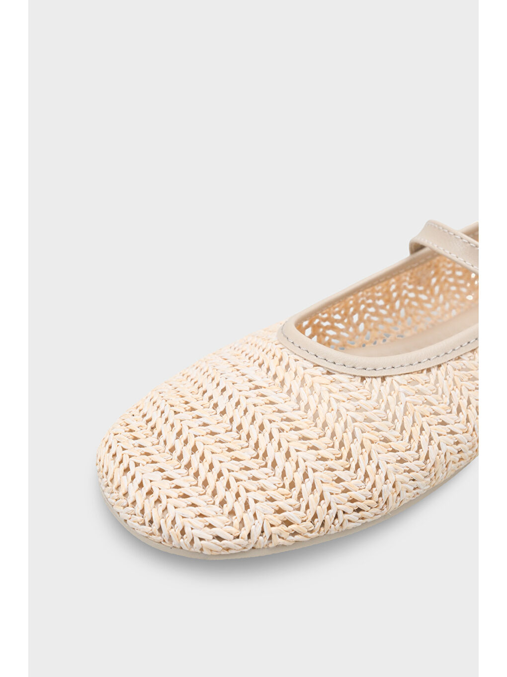 Ekru Carlina Barefoot Konfor Kadın Babet-4