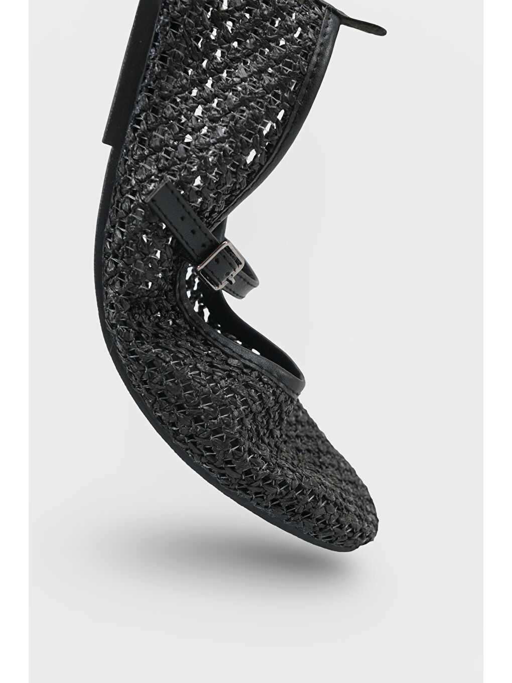 Siyah Carlina Barefoot Konfor Kadın Babet-3