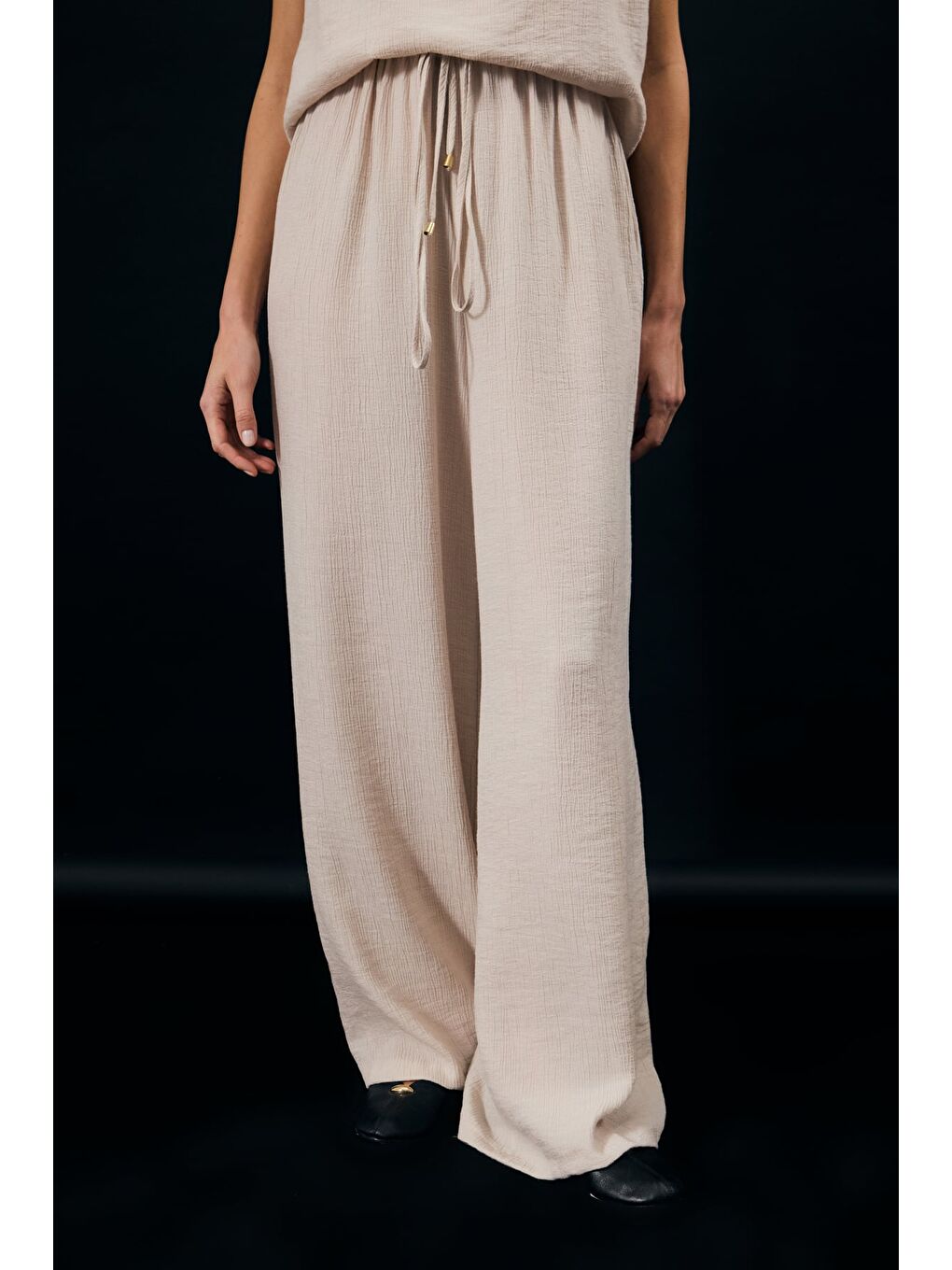 Glow Pantolon - Bej-6