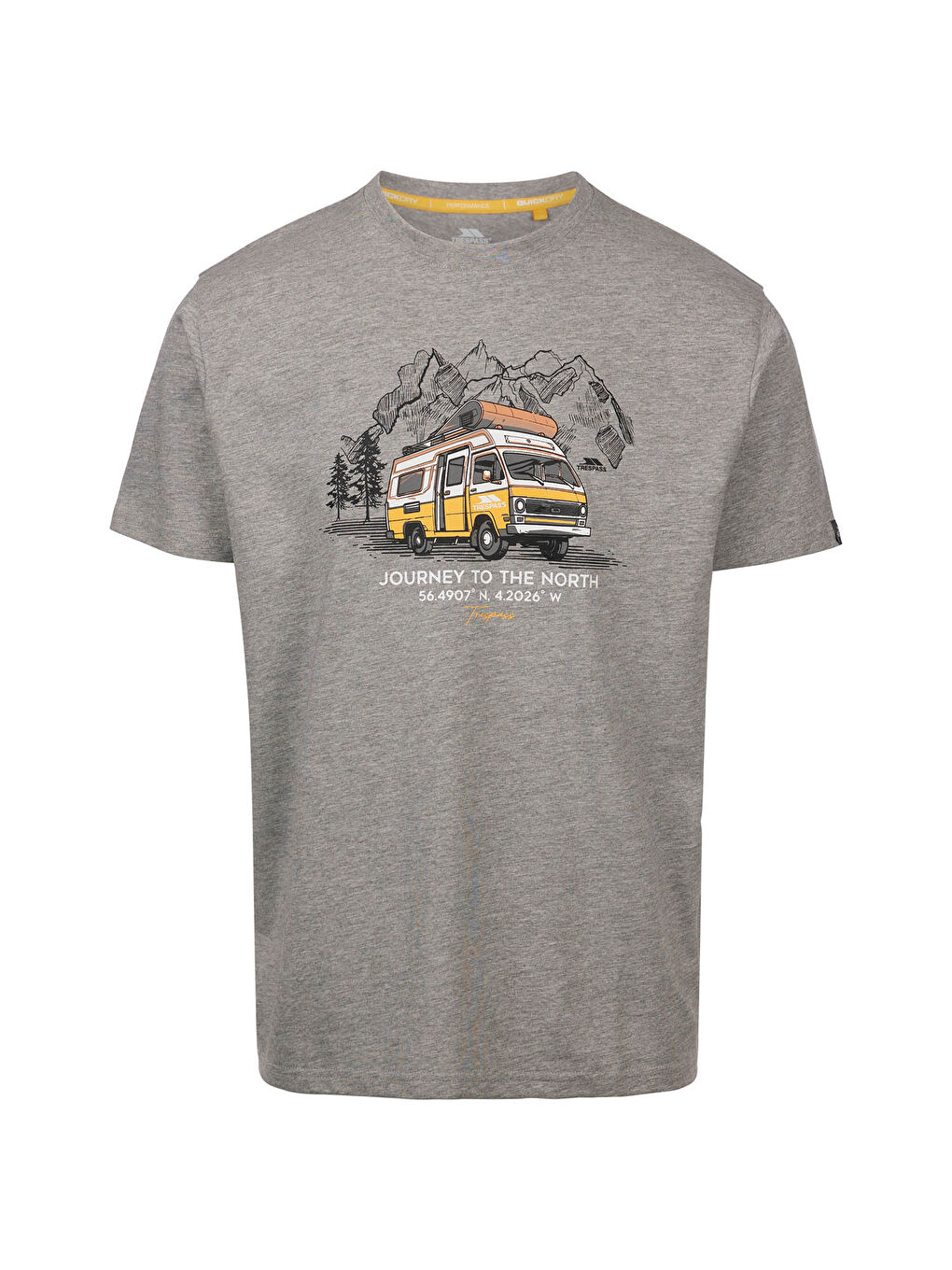 Gri Tokso - Casual Printed Tshirt Erkek Tişört