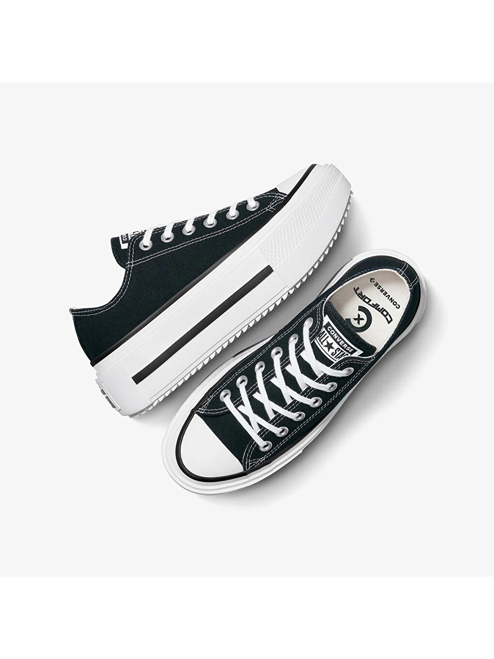 Chuck Taylor All Star Lift Double Stack Pl Kadın Siyah Sneaker-2