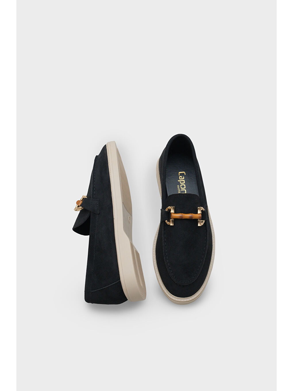 Siyah Pauline Tokalı Kadın Loafer-4