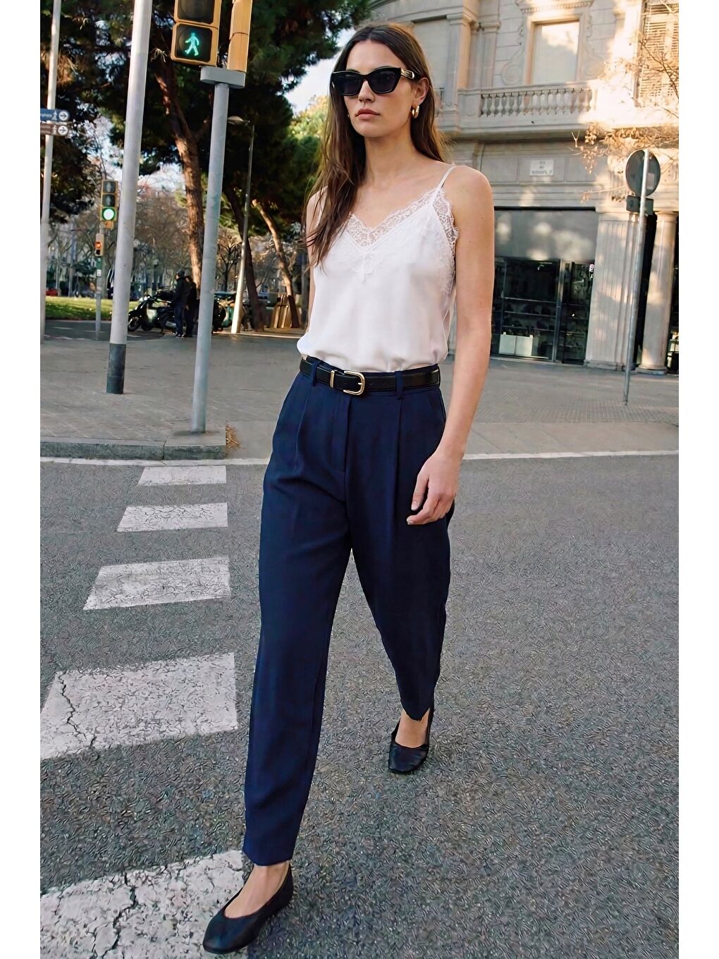 Talia Havuç Pantolon - Lacivert