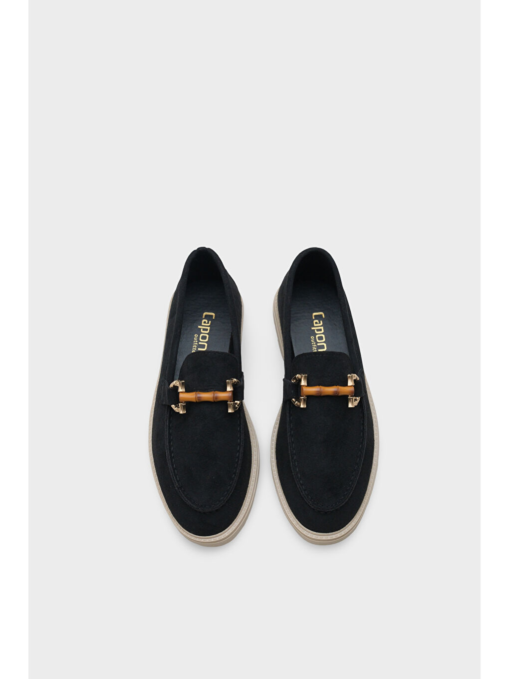 Siyah Pauline Tokalı Kadın Loafer-5