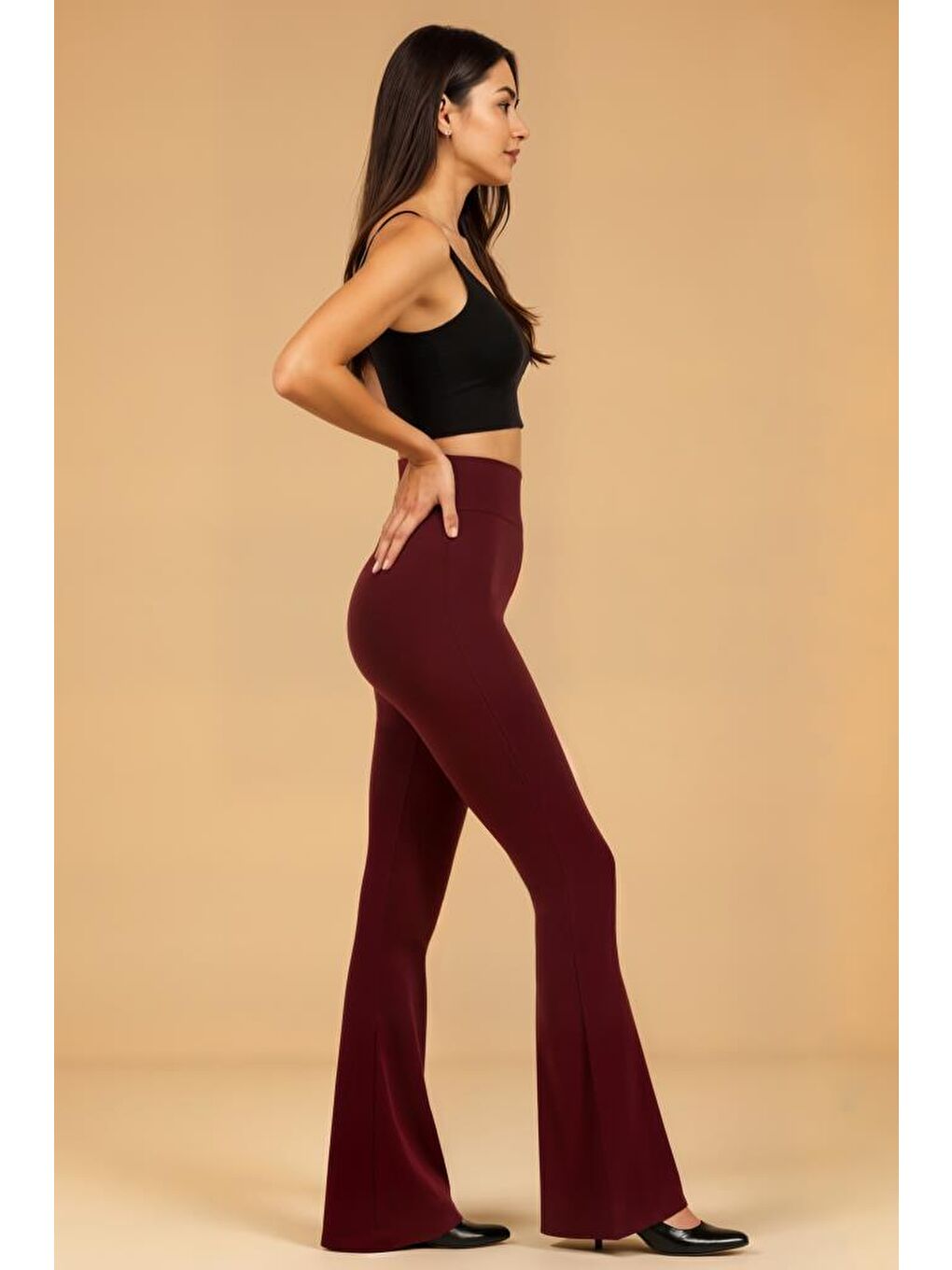 Bordo DS LUNA ISPANYOL PAÇA KADIN TAYT 2025-1