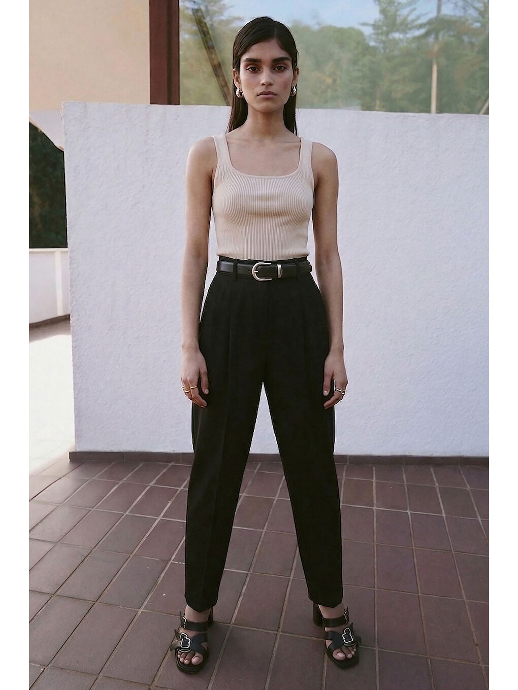 Talia Havuç Pantolon - Siyah-3