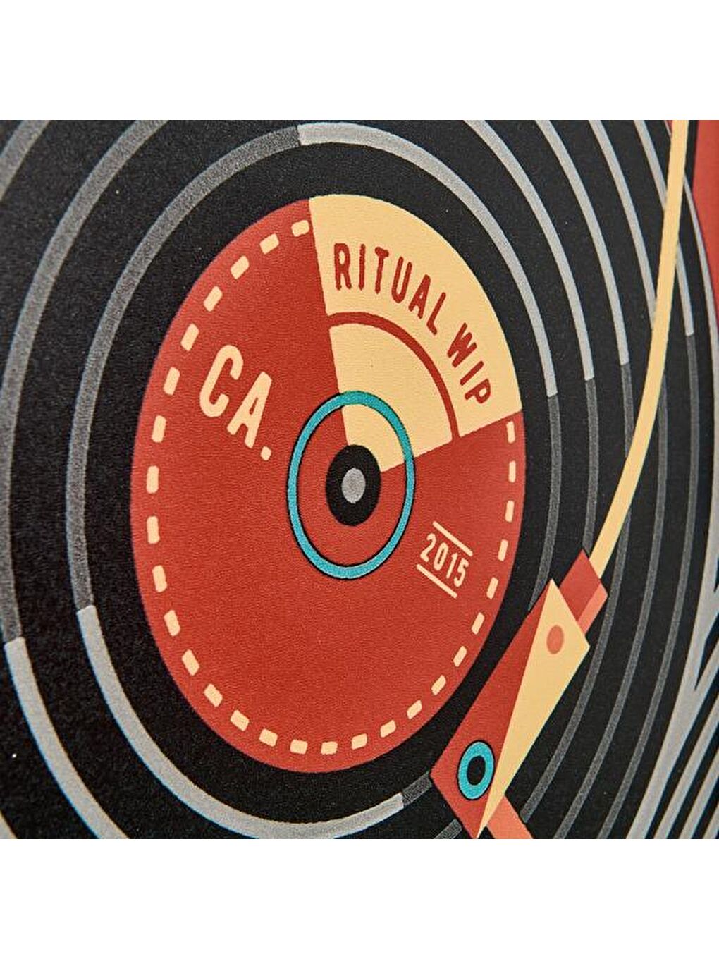 Karışık Deco Pikap Pano Tablo - Renkli - 40x40 cm-2