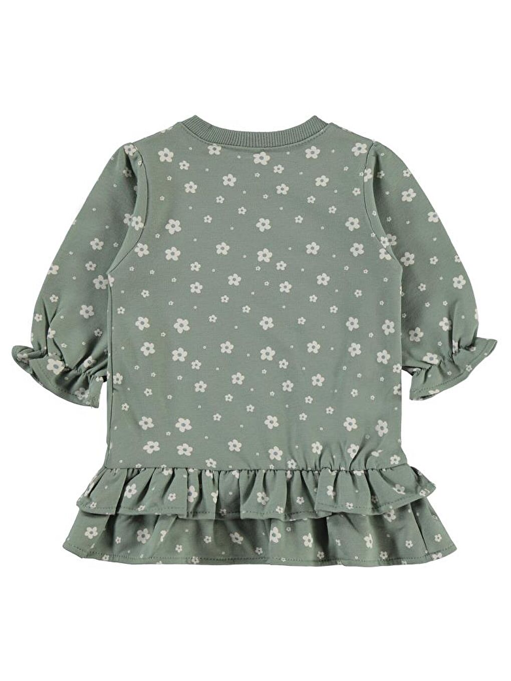 Baby Mini Papatya Empirme 6-18 Ay Elbise - Yeşil18-24 Ay-1