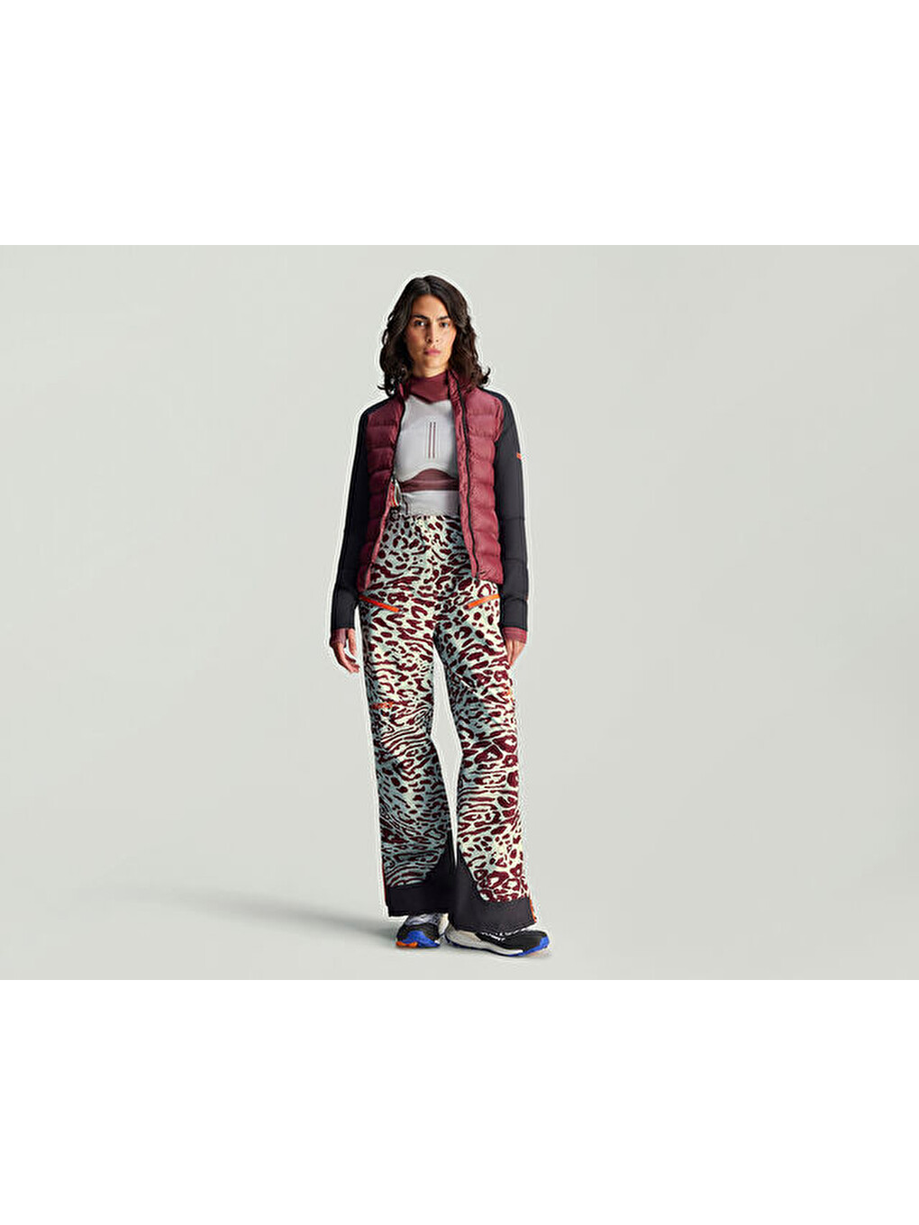 By Stella Mccartney X Terrex Truenature Midlayer Kadın Outdoor Ceketi Je4080 Kırmızı-2