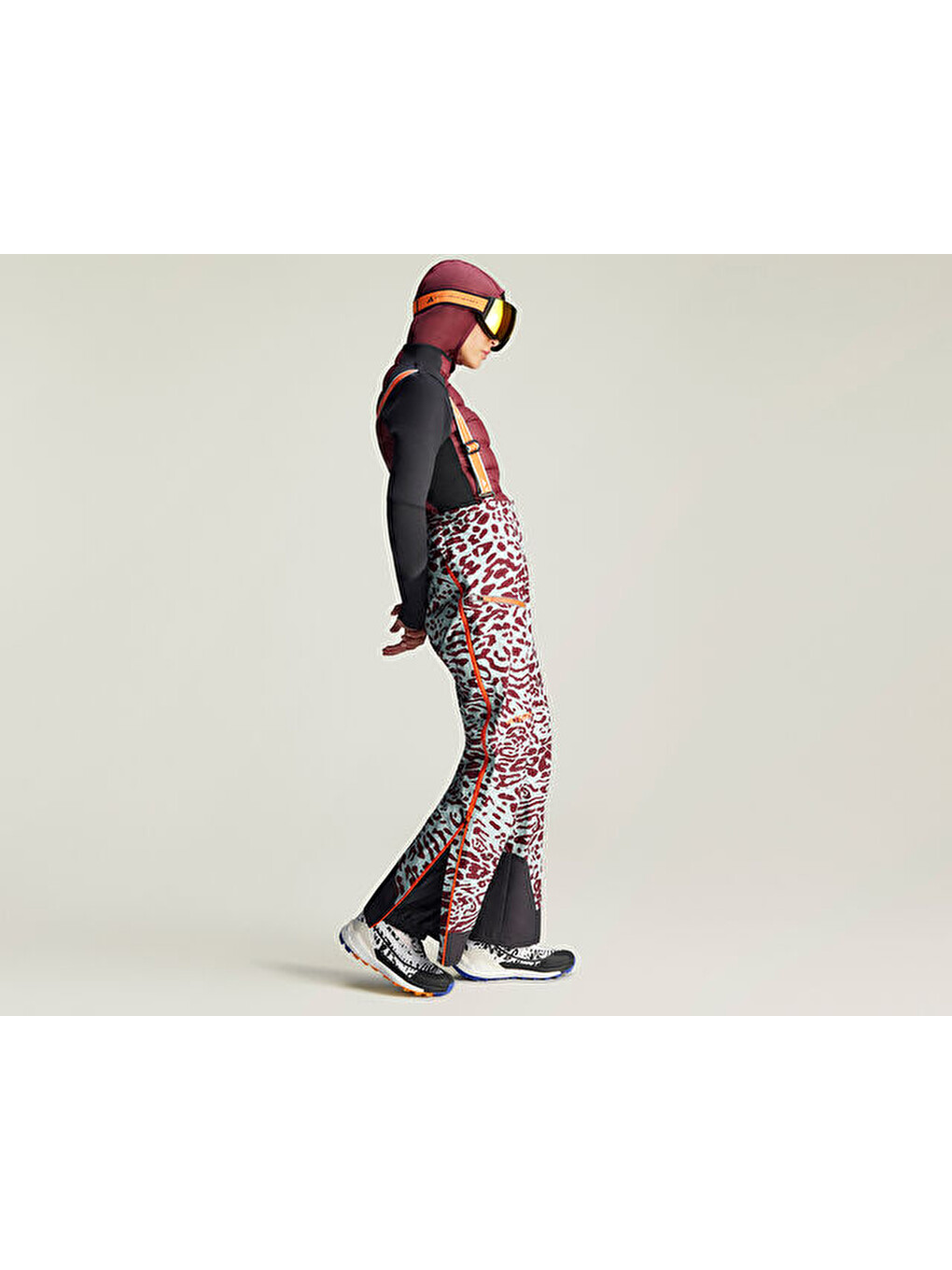 By Stella Mccartney X Terrex Truenature Midlayer Kadın Outdoor Ceketi Je4080 Kırmızı-5