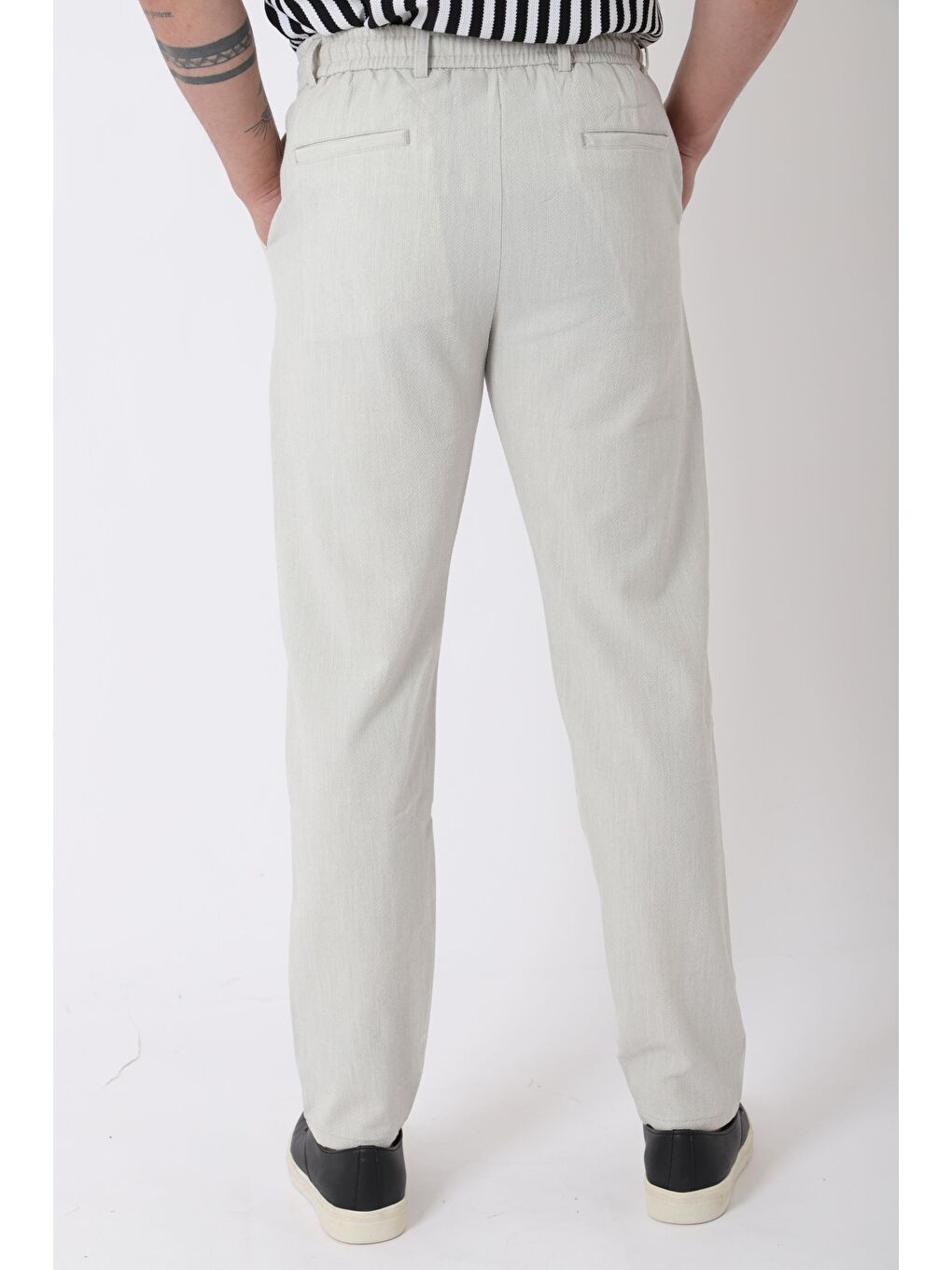 Bej Örme Jogger Pantolon CPT_0394-2