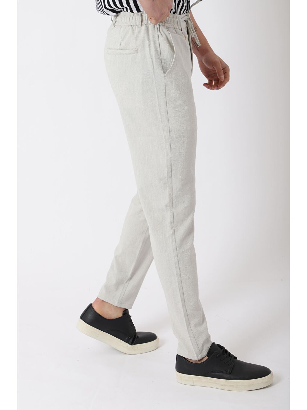 Bej Örme Jogger Pantolon CPT_0394-3