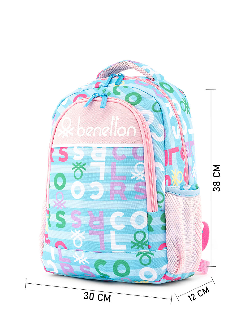Harf Baskılı Kız Çocuk İlkokul Çantası-5