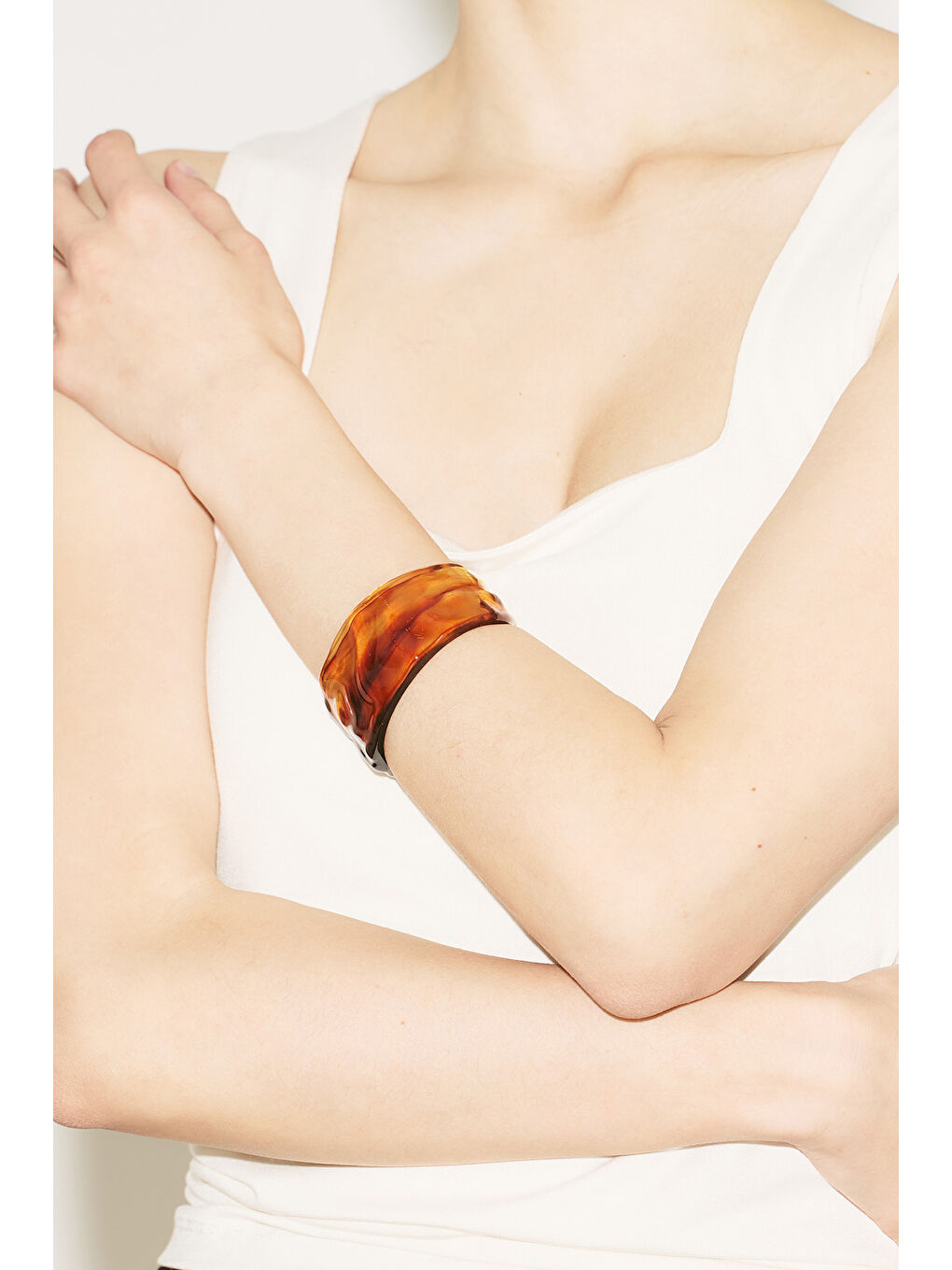 Kahverengi Akrilik Bileklik Kahve-1