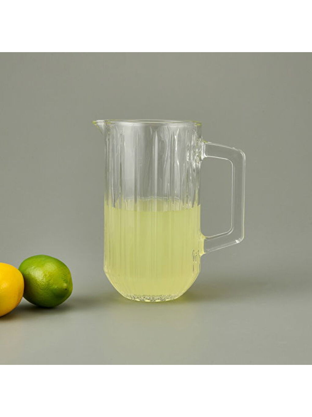 Renksiz Holly Cam Sürahi - Şeffaf - 1200 ml