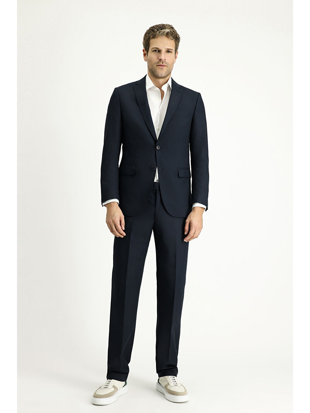 Lacivert 6 Drop Regular Fit Standart Kesim Takım Elbise-2