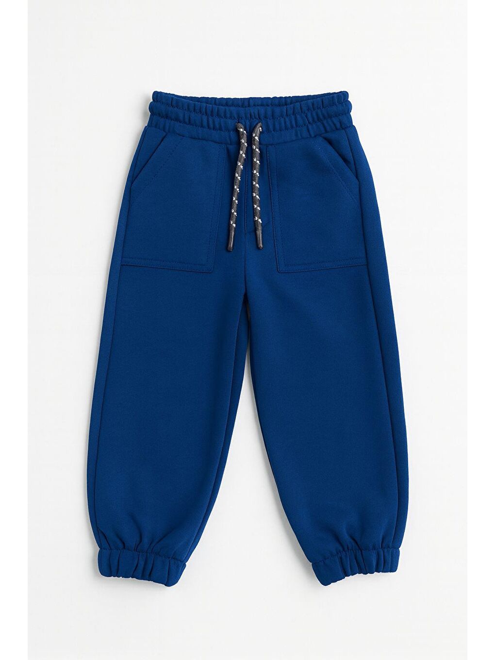 Karışık Unisex Çocuk Pamuklu Siyah Gri Lacivert 3'Lü Eşofman Altı Jogger Seti-3