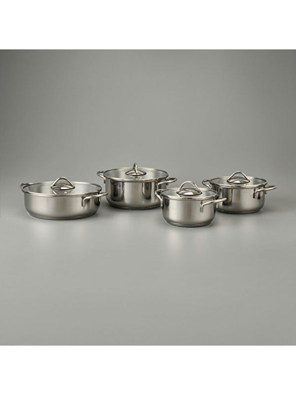 Gri Azure 8 Parça Tencere Seti - Inox-3