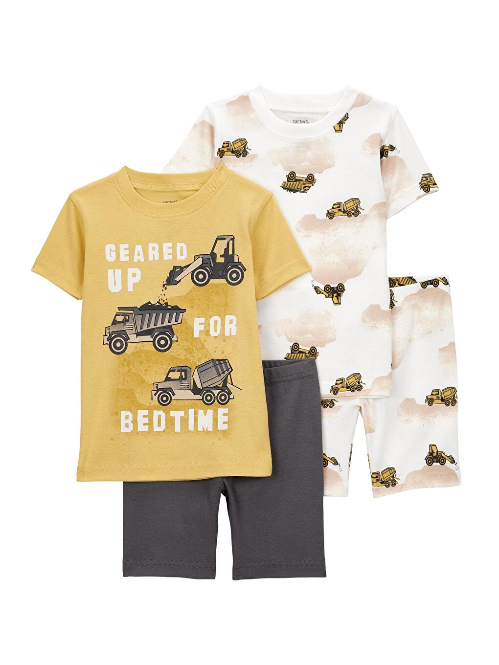 Karışık Küçük Erkek Çocuk Pijama Set 4'lü Paket