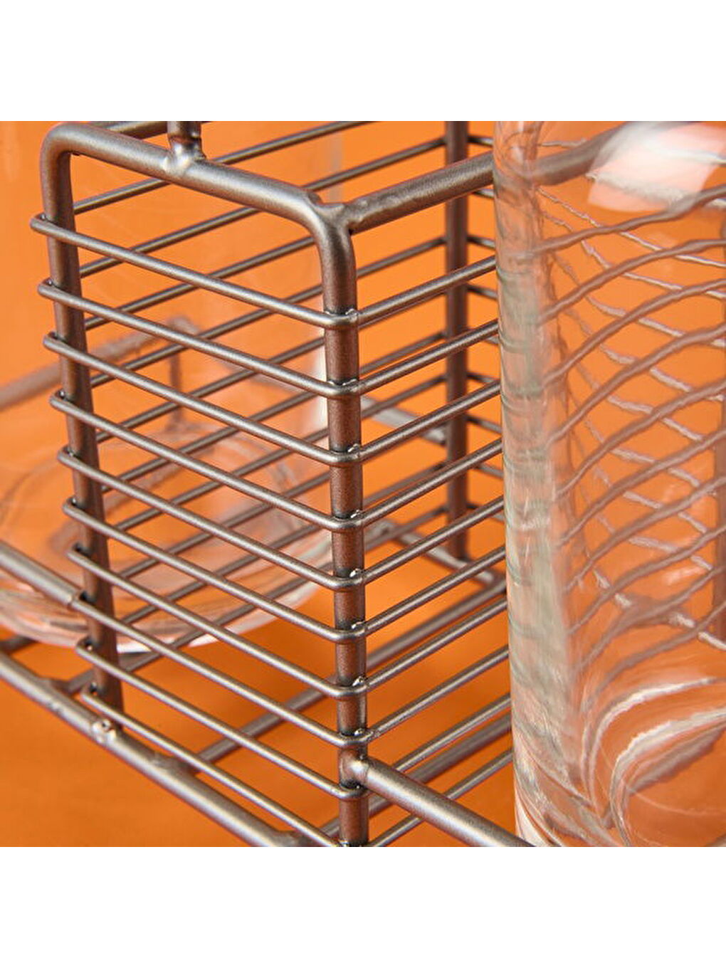 Renksiz Julia Metal 2'li Cam Yağlık - Şeffaf / Siyah - 200 ml-3