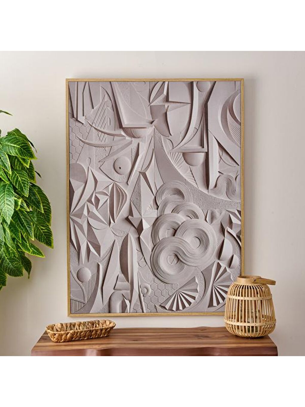 Kahverengi Deco Javed Tablo - 100x75 cm