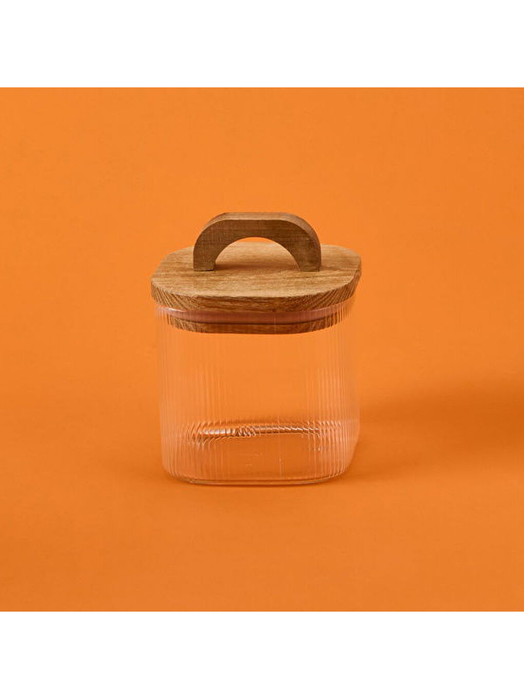 Beyaz Regina 4'lü Cam Kavanoz - Şeffaf / Açık Kahverengi-2